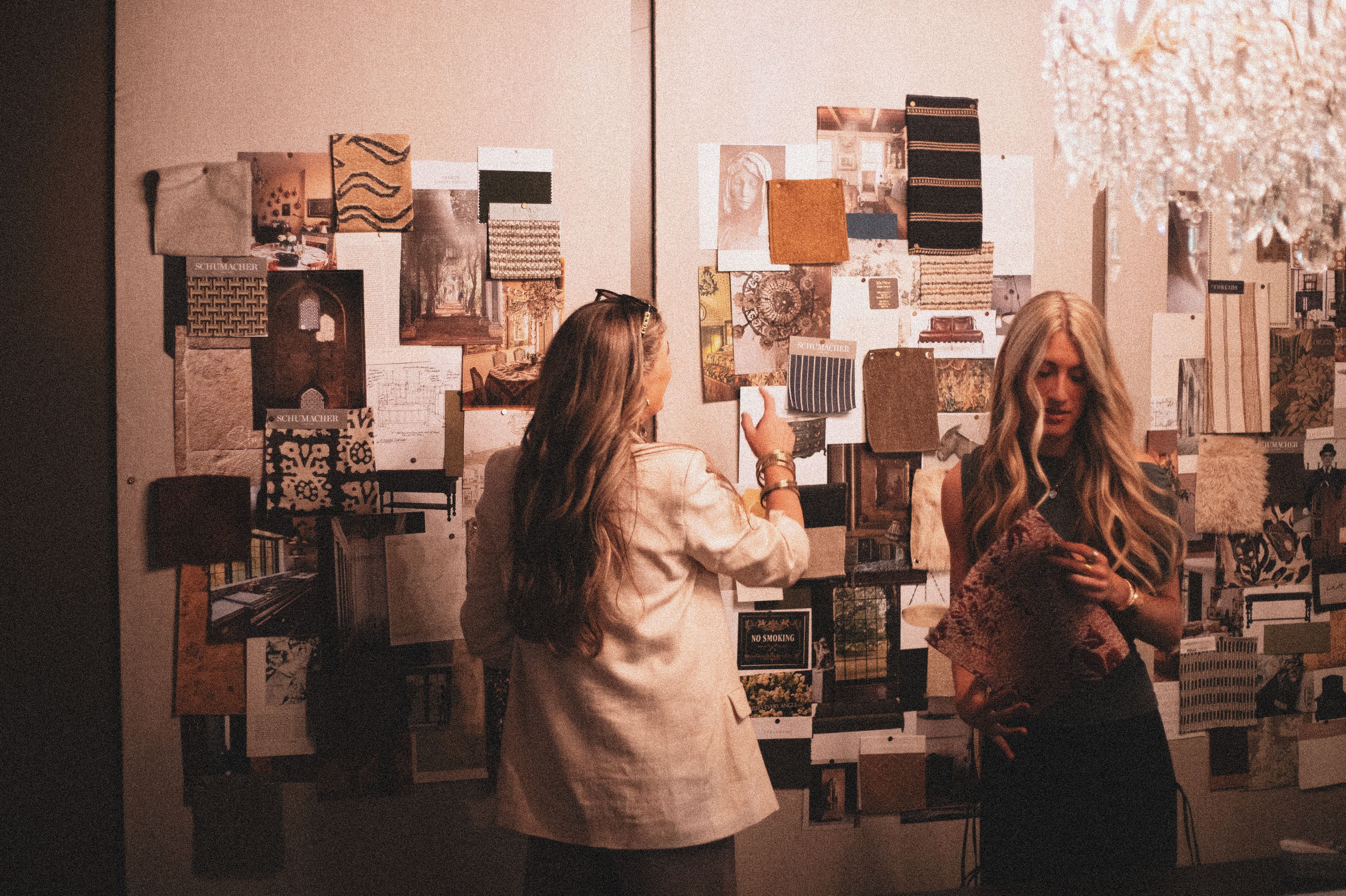 Creative production studio with photography, print and design materials